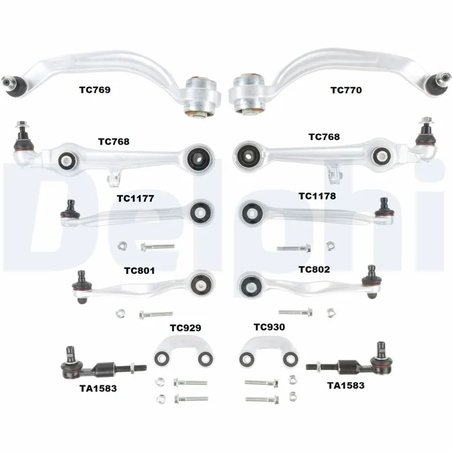 SET REPARATIE BARA STABILIZATOARE DELPHI TC1300KIT - Compatibil cu AUDI, VW