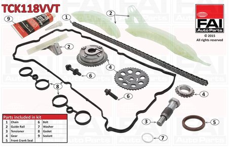 Set distributie lant FAI AutoParts TCK118VVT