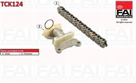 SET DISTRIBUTIE LANT FAI AUTOPARTS TCK124 - Compatibil cu AUDI, SEAT, SKODA, VW