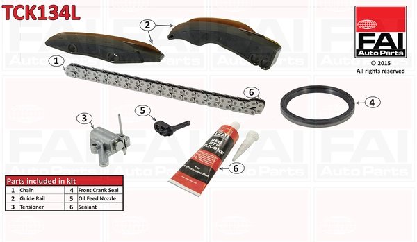 SET DISTRIBUTIE LANT FAI AUTOPARTS TCK134L - Compatibil cu BMW, MINI, TOYOTA