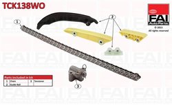 SET DISTRIBUTIE LANT FAI AUTOPARTS TCK138WO - Compatibil cu FORD, LAND ROVER