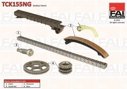 SET DISTRIBUTIE LANT FAI AUTOPARTS TCK155NG - Compatibil cu MERCEDES-BENZ