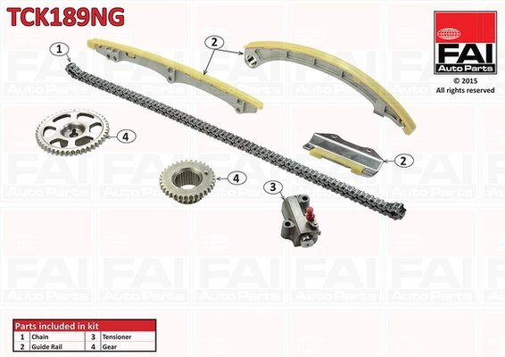 Set distributie lant FAI AutoParts TCK189NG