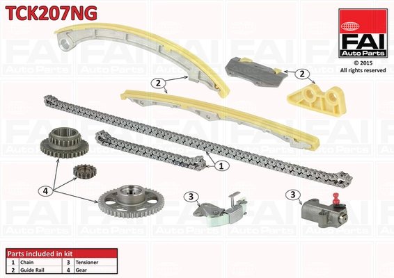 Set distributie lant FAI AutoParts TCK207NG