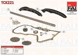 SET DISTRIBUTIE LANT FAI AUTOPARTS TCK221 - Compatibil cu VW