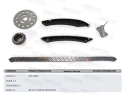 SET DISTRIBUTIE LANT MOTIVE TCK223 - Compatibil cu MERCEDES-BENZ, NISSAN, OPEL, RENAULT, VAUXHALL