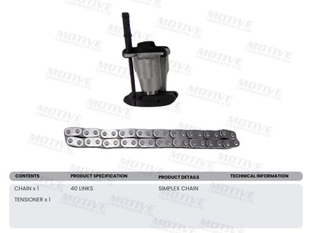 SET DISTRIBUTIE LANT MOTIVE TCK226 - Compatibil cu CITROEN, FIAT, FORD, LANCIA, LAND ROVER, OPEL, PEUGEOT, VAUXHALL