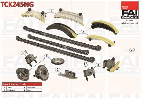 Set distributie lant FAI AutoParts TCK245NG