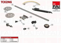 Set distributie lant FAI AutoParts TCK2NG