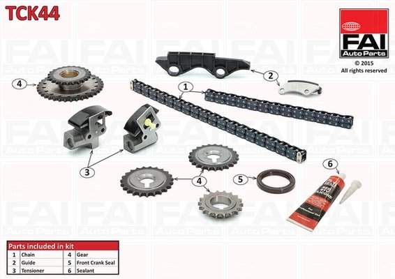 SET DISTRIBUTIE LANT FAI AUTOPARTS TCK44 - Compatibil cu NISSAN