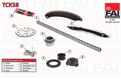 Set distributie lant FAI AutoParts TCK58
