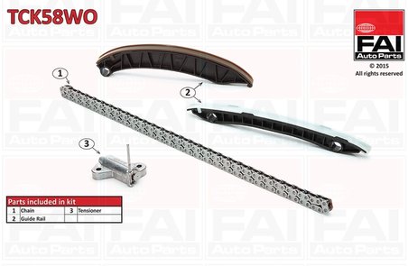 SET DISTRIBUTIE LANT FAI AUTOPARTS TCK58WO - Compatibil cu NISSAN, OPEL, RENAULT, VAUXHALL