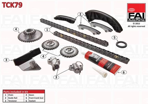 Set distributie lant FAI AutoParts TCK79