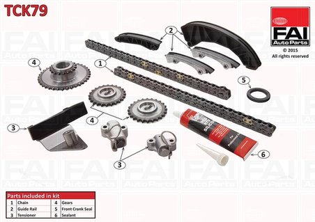 Set distributie lant FAI AutoParts TCK79