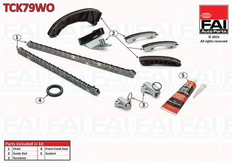 SET DISTRIBUTIE LANT FAI AUTOPARTS TCK79WO - Compatibil cu HYUNDAI, KIA