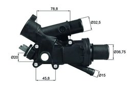 TERMOSTAT LICHID RACIRE MAHLE TH 43 83 - Compatibil cu CITROEN, DS, FIAT, FORD, PEUGEOT, TOYOTA, VOLVO