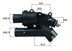 TERMOSTAT LICHID RACIRE MAHLE TH 46 83 - Compatibil cu CITROEN, FIAT, FORD, JAGUAR, LANCIA, LAND ROVER, MITSUBISHI, PEUGEOT