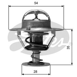 TERMOSTAT LICHID RACIRE GATES TH04282G1 - Compatibil cu CHEVROLET, FIAT, FORD, INFINITI, LANCIA, MAZDA, NISSAN, NISSAN (DFAC), O
