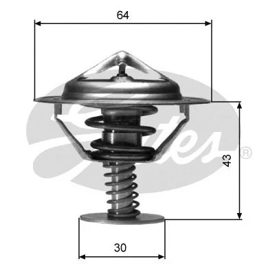 TERMOSTAT LICHID RACIRE GATES TH05982G1 - Compatibil cu ISUZU, MITSUBISHI, NISSAN, RENAULT TRUCKS