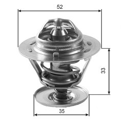 TERMOSTAT LICHID RACIRE GATES TH12592G1 - Compatibil cu FORD, FORD USA, MAZDA