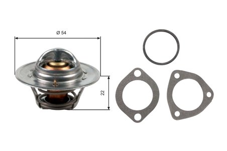 TERMOSTAT LICHID RACIRE GATES TH12792G1 - Compatibil cu FORD, FORD USA, ISUZU, MAZDA, OPEL, VOLVO
