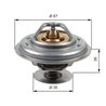 TERMOSTAT LICHID RACIRE GATES TH13287G1 - Compatibil cu AUDI, BENTLEY, VW
