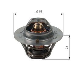TERMOSTAT LICHID RACIRE GATES TH14088G1 - Compatibil cu CHRYSLER, DAIHATSU, DODGE, FORD, FORD USA, FSO, GEO, INNOCENTI, LAND ROV