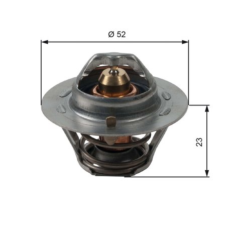 TERMOSTAT LICHID RACIRE GATES TH14088G1 - Compatibil cu CHRYSLER, DAIHATSU, DODGE, FORD, FORD USA, FSO, GEO, INNOCENTI, LAND ROV