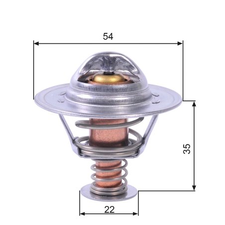 TERMOSTAT LICHID RACIRE GATES TH22689G1 - Compatibil cu CHEVROLET, OPEL, VAUXHALL