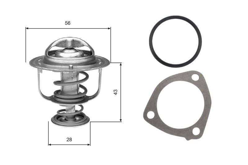 TERMOSTAT LICHID RACIRE GATES TH31276G1 - Compatibil cu DODGE, MITSUBISHI, NISSAN