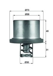 Termostat lichid racire MAHLE THD 2 89