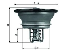 TERMOSTAT LICHID RACIRE MAHLE THD 3 82 - Compatibil cu RENAULT TRUCKS, VOLVO