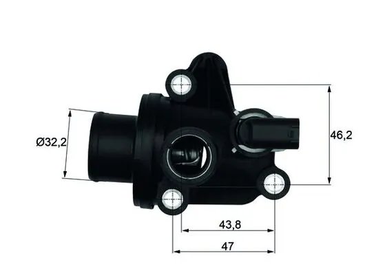TERMOSTAT LICHID RACIRE MAHLE TI 12 87 - Compatibil cu MERCEDES-BENZ