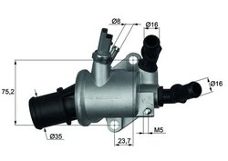 Termostat lichid racire MAHLE TI 143 88