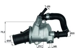 TERMOSTAT LICHID RACIRE MAHLE TI 145 88 - Compatibil cu ALFA ROMEO