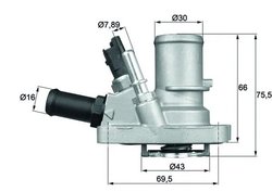 TERMOSTAT LICHID RACIRE MAHLE TI 144 88 - Compatibil cu ABARTH, ALFA ROMEO, CHRYSLER, FIAT, LANCIA, OPEL, VAUXHALL