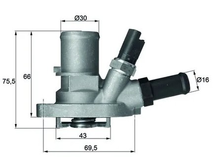 TERMOSTAT LICHID RACIRE MAHLE TI 149 88 - Compatibil cu CHRYSLER, FIAT, FORD, LANCIA