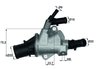 Termostat lichid racire MAHLE TI 148 88