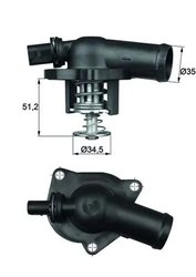 TERMOSTAT LICHID RACIRE MAHLE TI 17 109 - Compatibil cu AUDI, VW