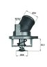 Termostat lichid racire MAHLE TI 2 92