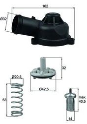 Termostat lichid racire MAHLE TI 244 83D