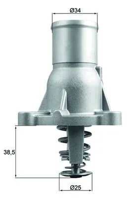 TERMOSTAT LICHID RACIRE MAHLE TI 260 92 - Compatibil cu FIAT, OPEL, SAAB, VAUXHALL