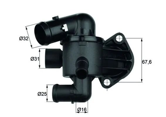 Termostat lichid racire MAHLE TI 33 87