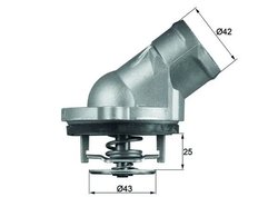 Termostat lichid racire MAHLE TI 45 87D