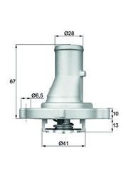 TERMOSTAT LICHID RACIRE MAHLE TI 68 87D - Compatibil cu AUTOBIANCHI, FIAT, LANCIA, ZASTAVA