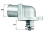 TERMOSTAT LICHID RACIRE MAHLE TI 78 87D - Compatibil cu ALFA ROMEO, LANCIA