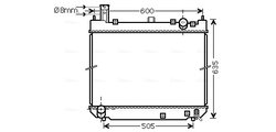 Radiator racire motor Ava Quality Cooling TO2488