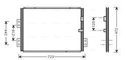 Radiator climatizare Ava Quality Cooling TO5277