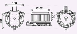 Ventilator habitaclu Ava Quality Cooling TO8740