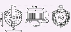 Ventilator habitaclu Ava Quality Cooling TO8743